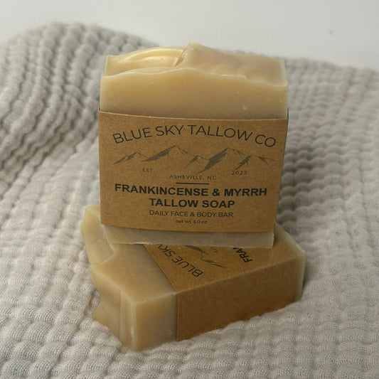 Frankincense & Myrrh Tallow Cleanse Bar